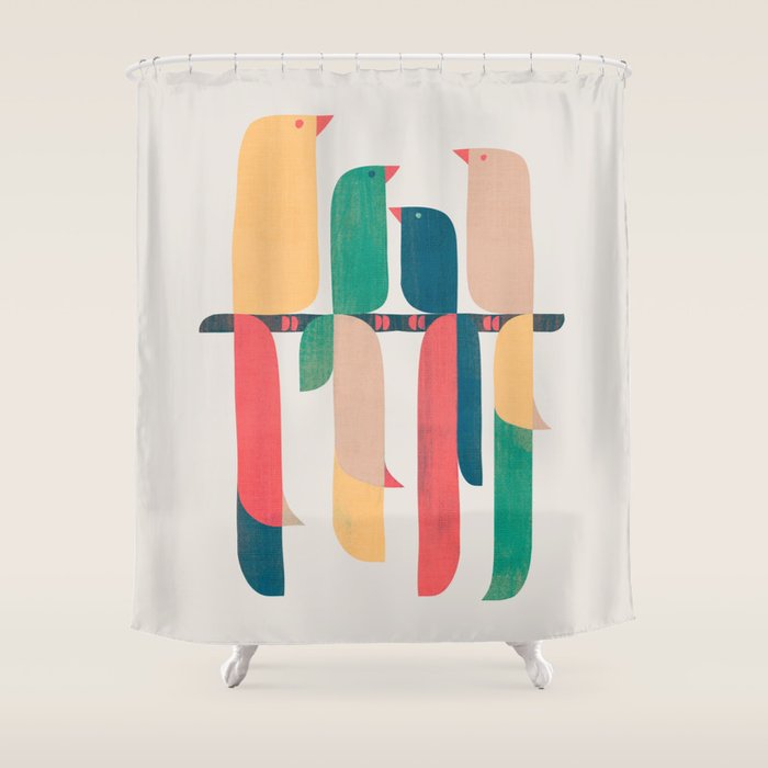 Quartet Shower Curtain Gallery Image 1