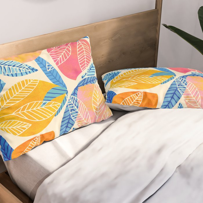 Pop Mangoes Tropical Fruit Series Pillow Sham Gallery Image 2