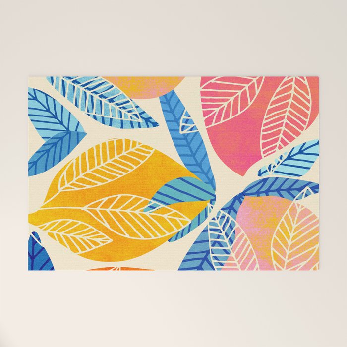 Pop Mangoes Tropical Fruit Series Welcome Mat Gallery Image 1