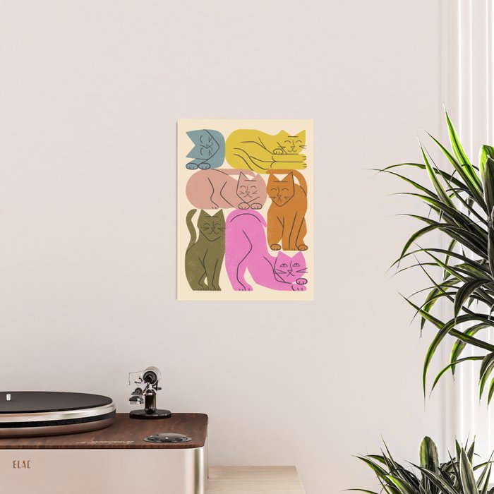 Stack of Cats No. 1 Poster Gallery Image 2