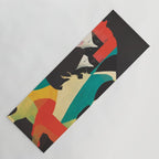 Colorful Abstract Horses 2 Yoga Mat Gallery Image 1
