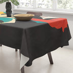 Colorful Abstract Horses 2 Tablecloth Gallery Image 3