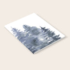 Blue Forest, Abstract Watercolor Notebook Gallery Image 2