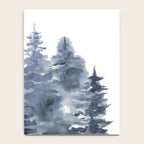 Blue Forest, Abstract Watercolor Notebook Gallery Image 4