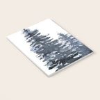 Blue Forest, Abstract Watercolor Notebook Gallery Image 3
