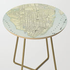 Vintage Map of Charleston SC (1901) Side Table Gallery Image 2