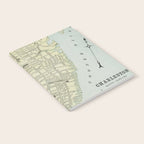 Vintage Map of Charleston SC (1901) Notebook Gallery Image 2