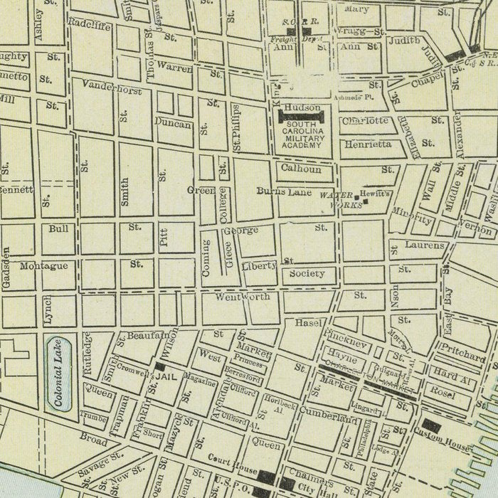 Vintage Map of Charleston SC (1901) Coffee Mug Gallery Image 2
