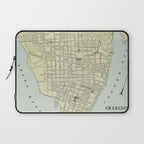 Vintage Map of Charleston SC (1901) Laptop Sleeve Gallery Image 1