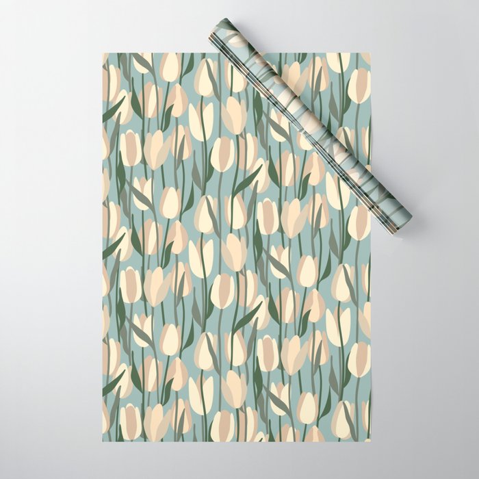 Flower Market Amsterdam - Matisse Inspired Wrapping Paper Gallery Image 1