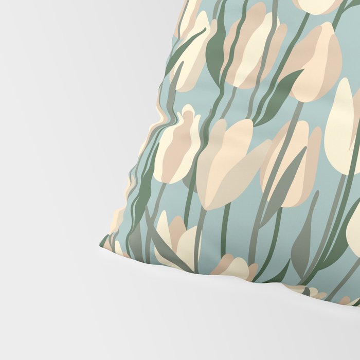 Flower Market Amsterdam - Matisse Inspired Pillow Sham Gallery Image 4