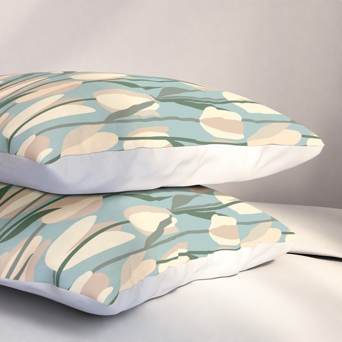 Flower Market Amsterdam - Matisse Inspired Pillow Sham Gallery Image 3