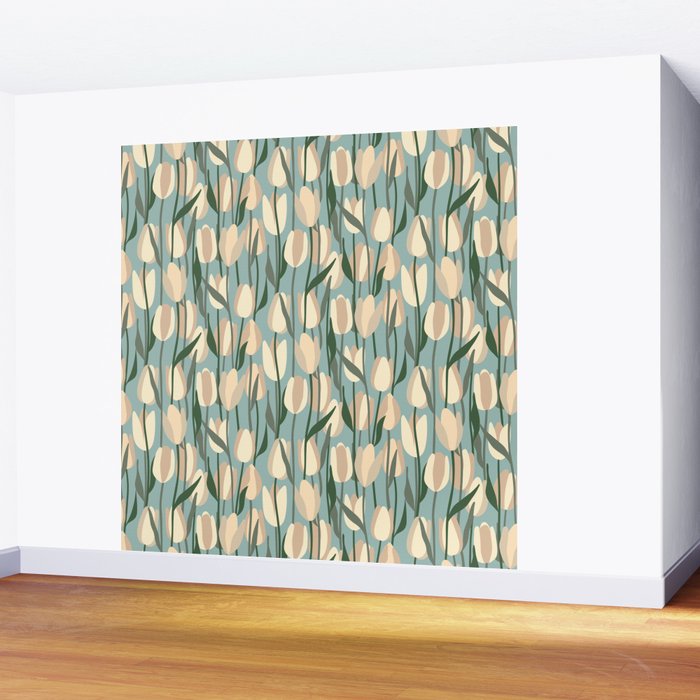 Flower Market Amsterdam - Matisse Inspired Wall Mural Gallery Image 2