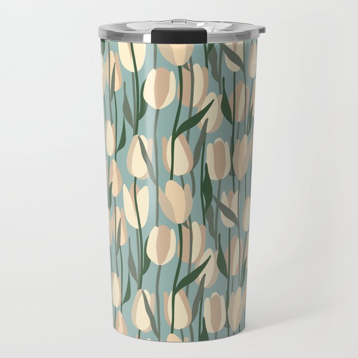 Flower Market Amsterdam - Matisse Inspired Travel Mug Gallery Image 1