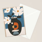 Geometric Blossom 4 Stationery Card Gallery Image 2