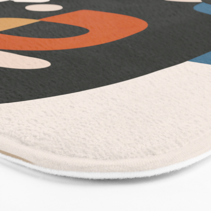 Geometric Blossom 4 Bath Mat Gallery Image 3