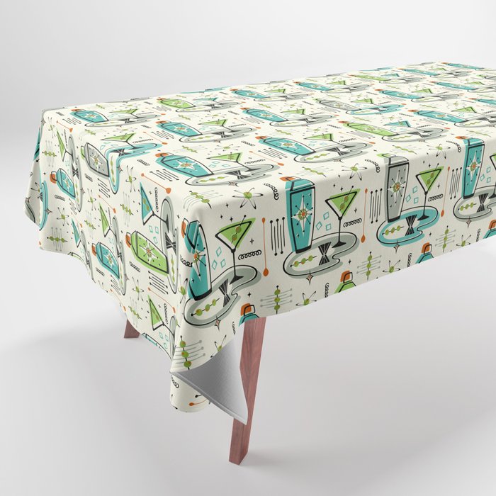 Atomic Martini ©studioxtine Tablecloth Gallery Image 1