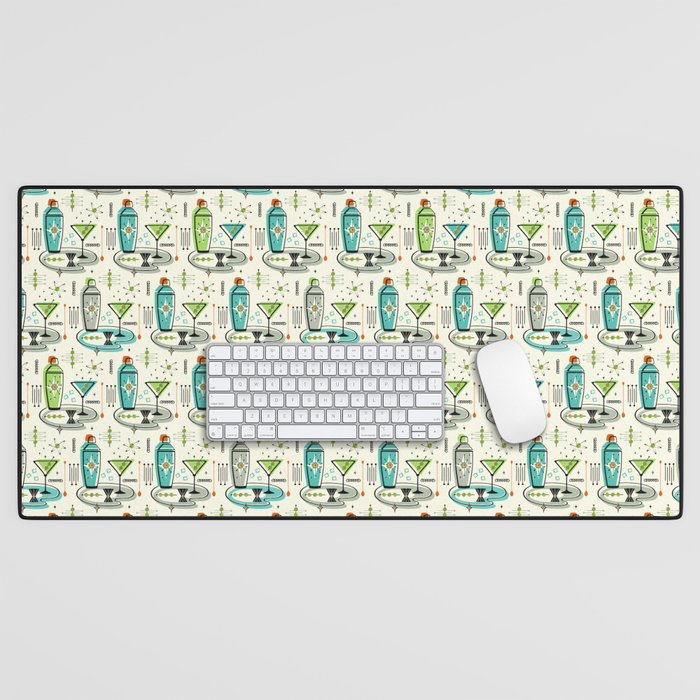 Atomic Martini ©studioxtine Desk Mat Gallery Image 1