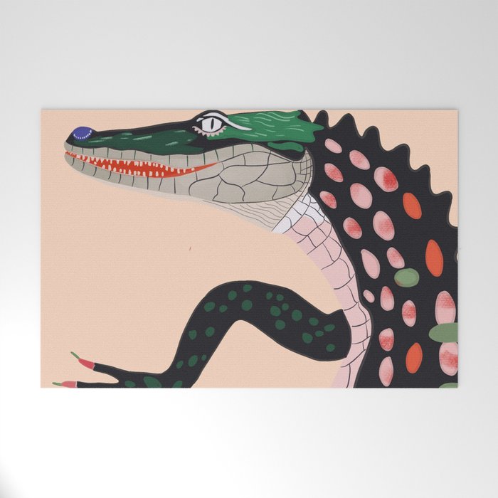 Crocodile Welcome Mat Gallery Image 1