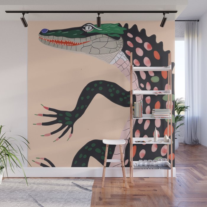 Crocodile Wall Mural Gallery Image 1
