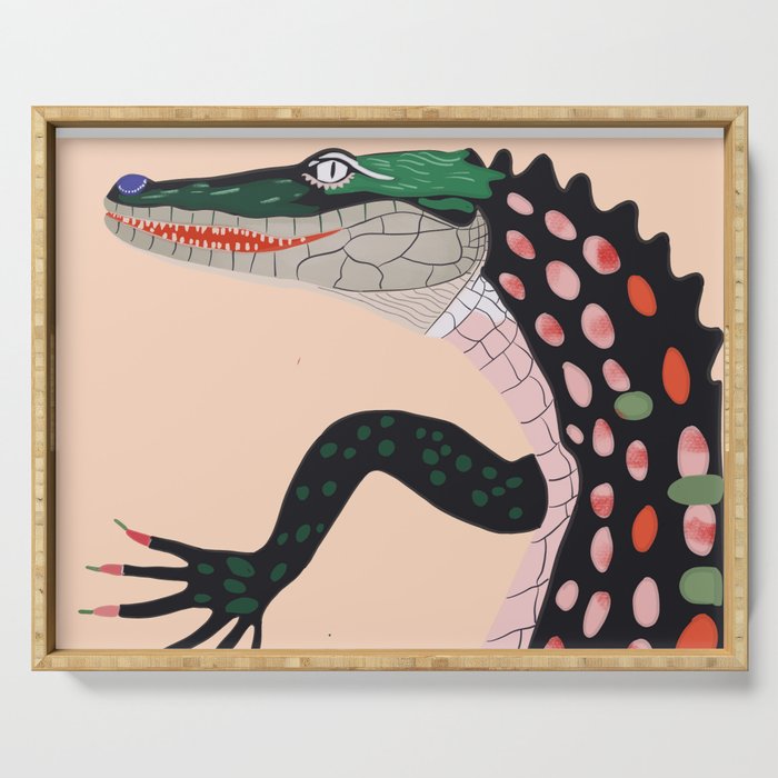 Crocodile Serving Tray Gallery Image 1