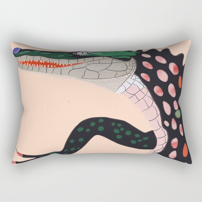 Crocodile Rectangular Pillow Gallery Image 2
