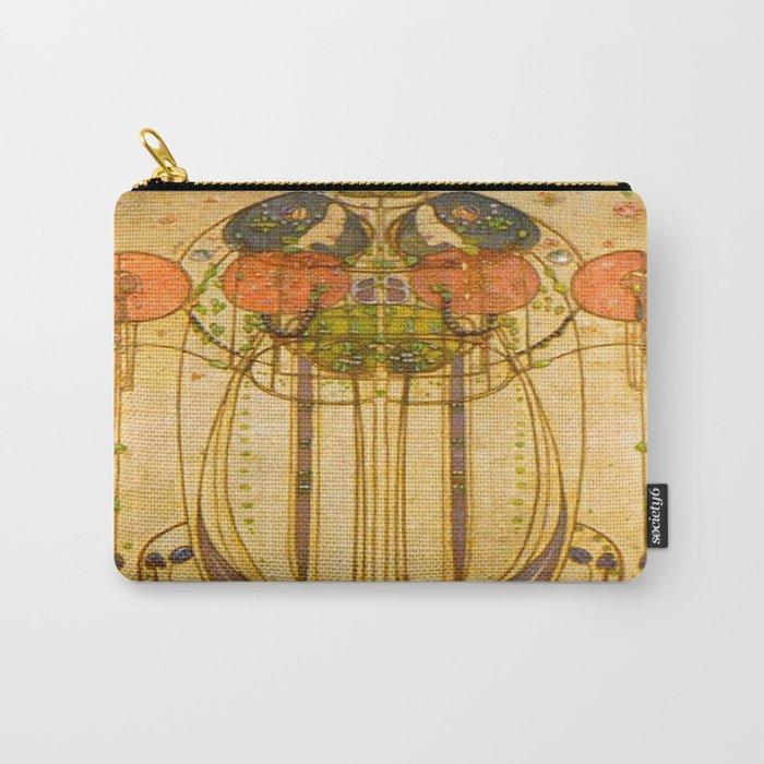 Charles Rennie Mackintosh , The Wassail , 1900 Carry All Pouch Gallery Image 1