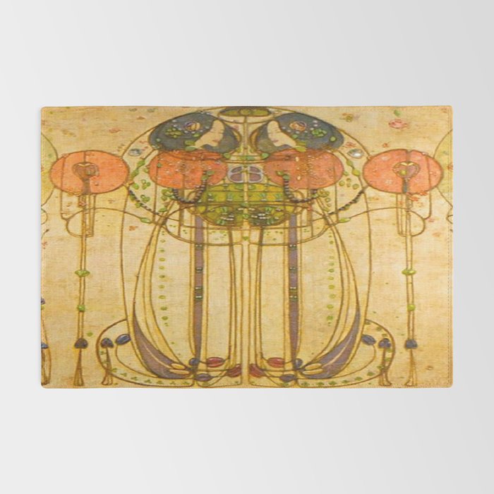 Charles Rennie Mackintosh , The Wassail , 1900 Rug Gallery Image 2