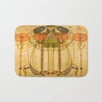 Charles Rennie Mackintosh , The Wassail , 1900 Bath Mat Gallery Image 1