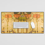 Charles Rennie Mackintosh , The Wassail , 1900 Desk Mat Gallery Image 1
