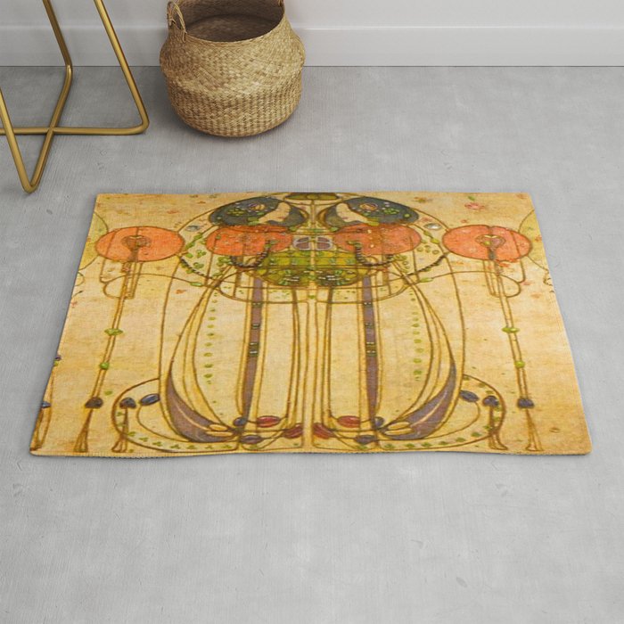 Charles Rennie Mackintosh , The Wassail , 1900 Rug Gallery Image 1