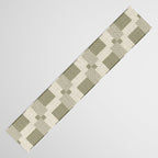 Shaded Lichen Multi Gingham Woven Checker Table Runner Gallery Image 3