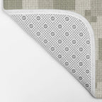 Shaded Lichen Multi Gingham Woven Checker Bath Mat Gallery Image 2