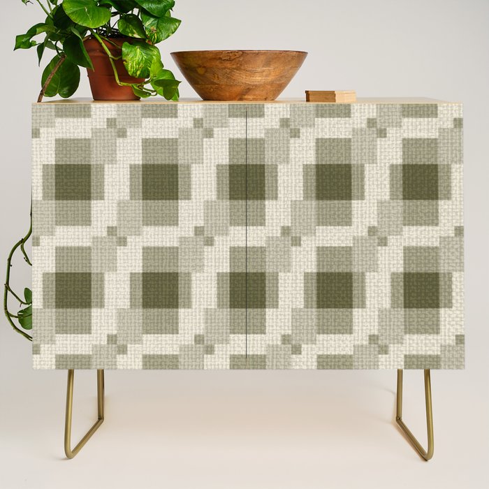 Shaded Lichen Multi Gingham Woven Checker Credenza Gallery Image 1