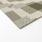 Shaded Lichen Multi Gingham Woven Checker Welcome Mat Gallery Image 2
