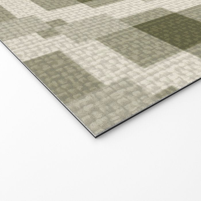 Shaded Lichen Multi Gingham Woven Checker Welcome Mat Gallery Image 2