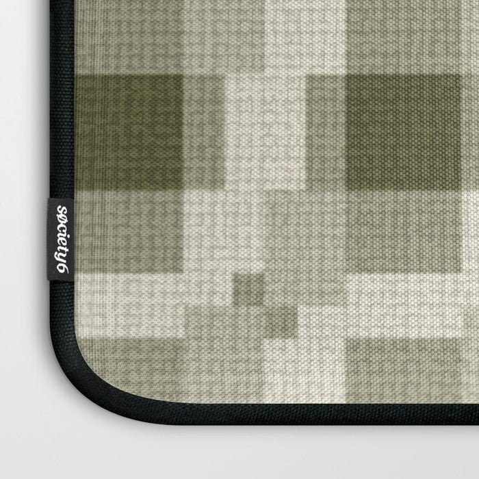 Shaded Lichen Multi Gingham Woven Checker Laptop Sleeve Gallery Image 3