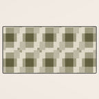 Shaded Lichen Multi Gingham Woven Checker Desk Mat Gallery Image 3