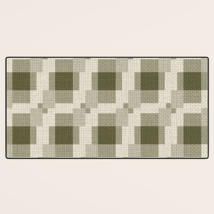 Shaded Lichen Multi Gingham Woven Checker Desk Mat Gallery Image 3