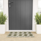 Shaded Lichen Multi Gingham Woven Checker Welcome Mat Gallery Image 3