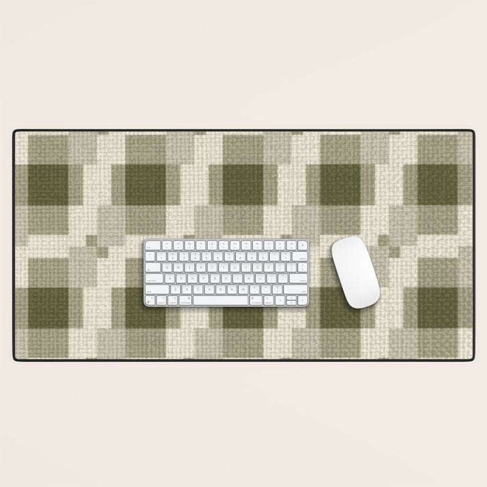 Shaded Lichen Multi Gingham Woven Checker Desk Mat Gallery Image 1