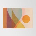 Abstraction_SUNSET_LANDSCAPE_POP_ART_Minimalism_018X Rug Gallery Image 2