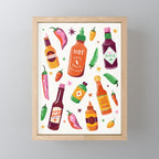Hot Sauce Lover Mini Art Print Gallery Image 1