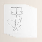 Reading Naked n.2 Wrapping Paper Gallery Image 3