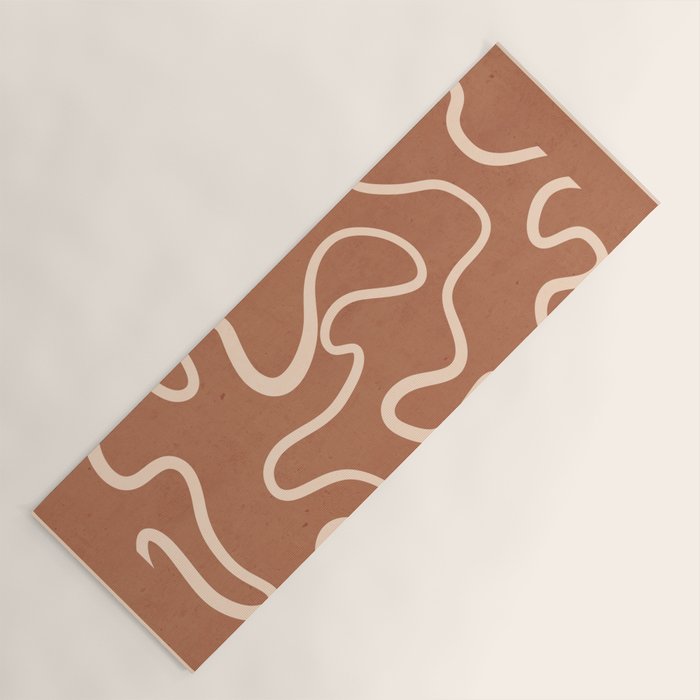 Abstract line art 245 Yoga Mat Gallery Image 1