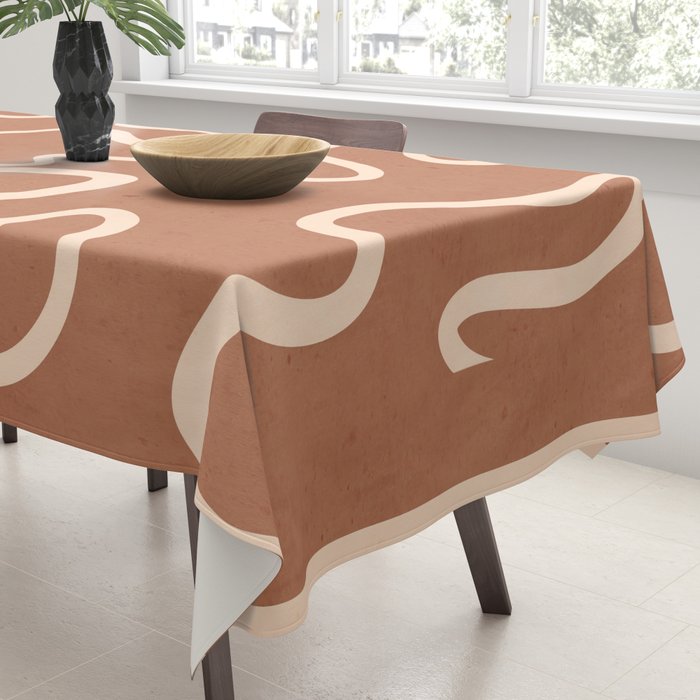 Abstract line art 245 Tablecloth Gallery Image 3