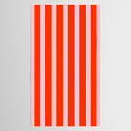 Vertical Stripes Bold Fun Basic Pattern in Orange and Pink Tablecloth Gallery Image 2