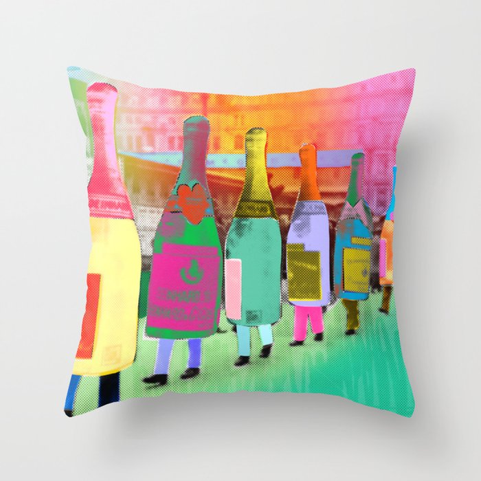 Bubbly Throw Pillow Gallery Image 1