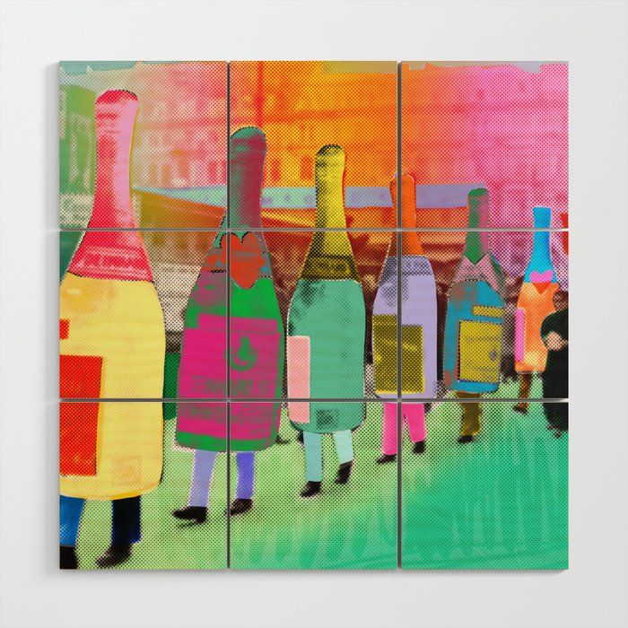 Bubbly Wood Wall Art Gallery Image 1