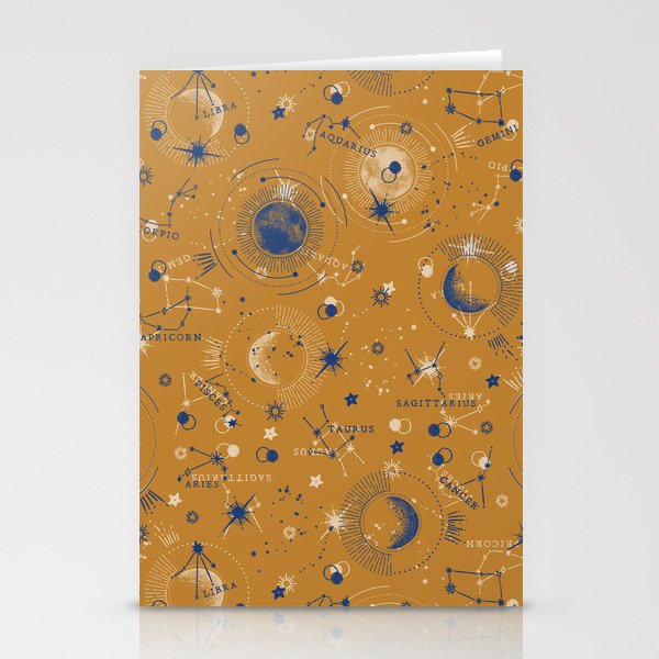 Zodiac abstract YB 1 Stationery Card Gallery Image 1
